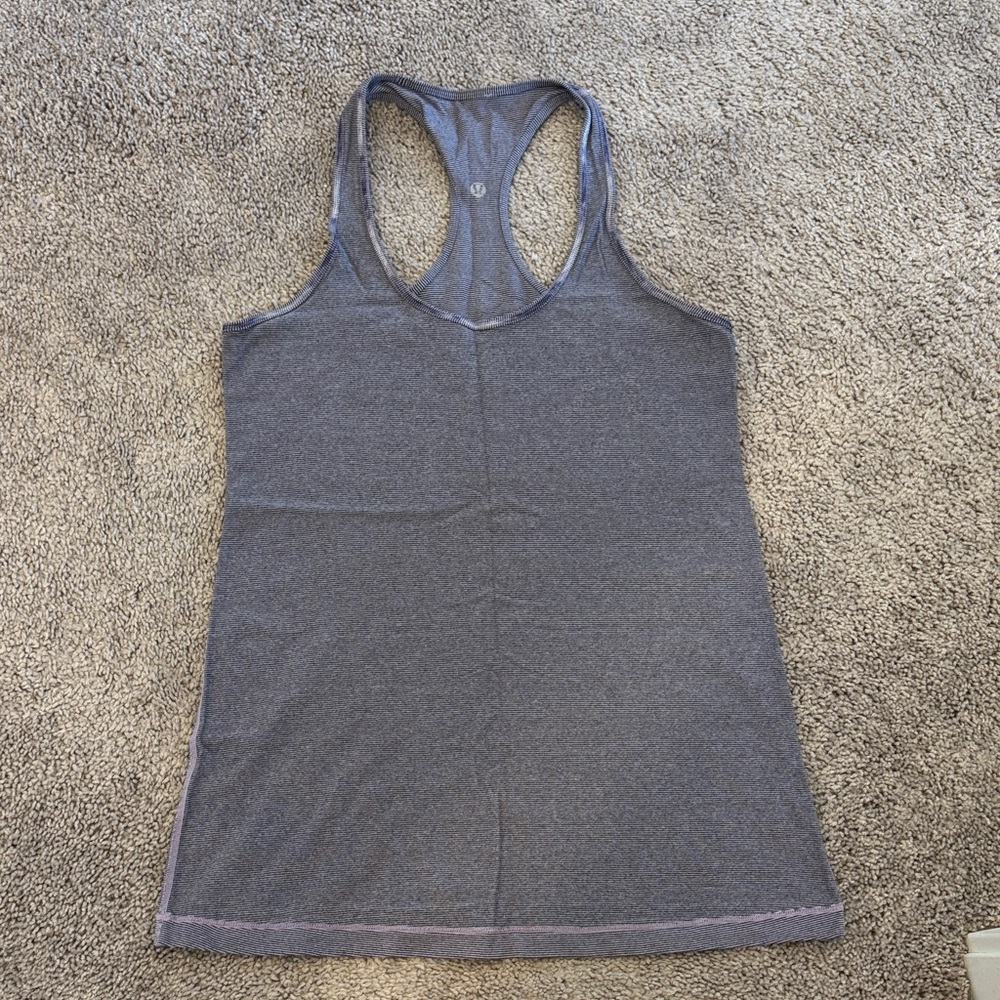 lululemon athletica Charcoal Racerback Tank Top